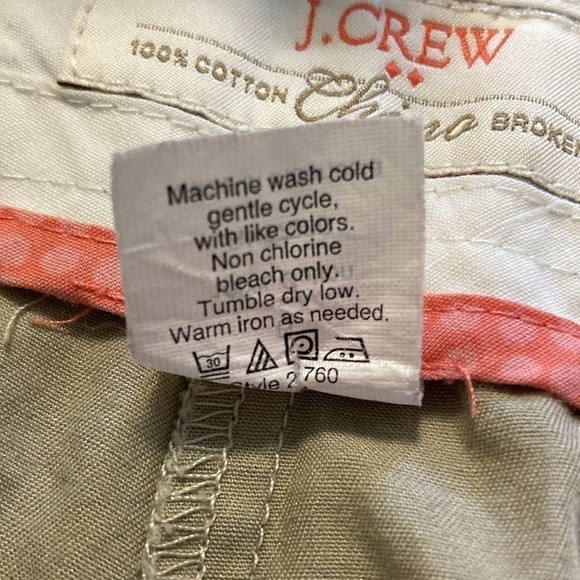 J Crew Chino Broken In style 100% cotton - Picture 7 of 7